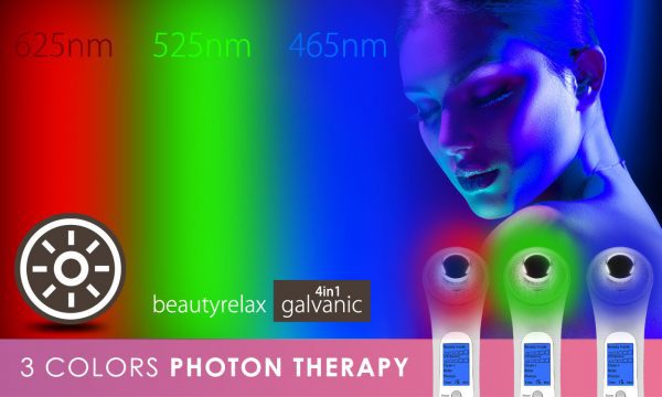Galvanická žehlička pleti 4v1 BeautyRelax s fotonovou terapií