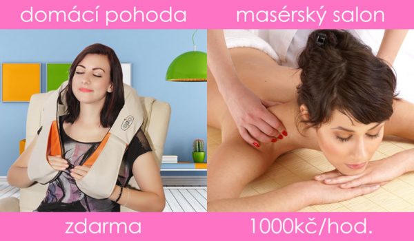 Krční masážní přístroj BeautyRelax shiatsu