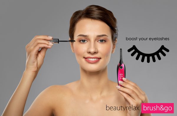 Elektronická řasenka BeautyRelax Brush&Go
