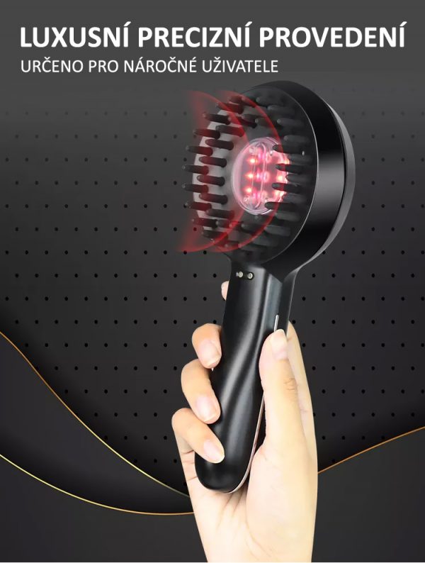 Masážní přístroj na podporu růstu vlasů BeautyRelax Growmax Hair Premium