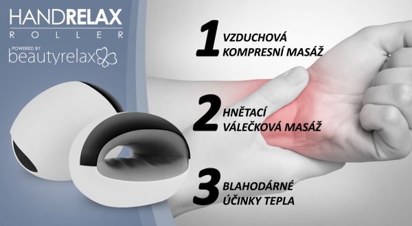 Masážní přístroj na ruce BeautyRelax HandRelax Roller