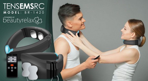 Krční masážní přístroj Beautyrelax TENS EMS RC