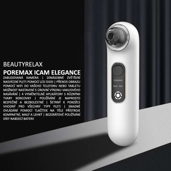 Kosmetický přístroj BeautyRelax Poremax iCam Elegance
