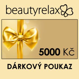 Dárkový poukaz v hodnotě 5000Kč na produkty BeautyRelax