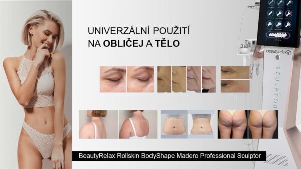 Masážní přístroj na celulitidu BeautyRelax Rollskin BodyShape Madero Professional Sculptor