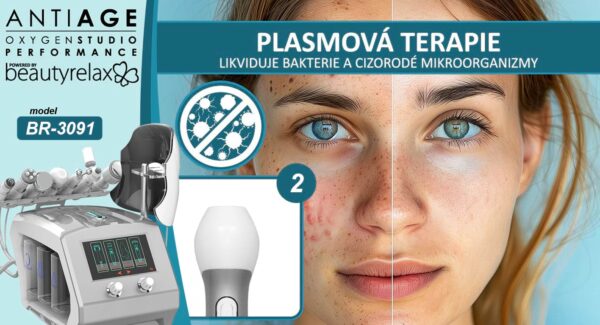 Estetický přístroj pro ošetření pleti BeautyRelax AntiAge Oxygen Studio