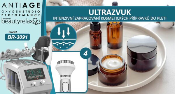 Estetický přístroj pro ošetření pleti BeautyRelax AntiAge Oxygen Studio