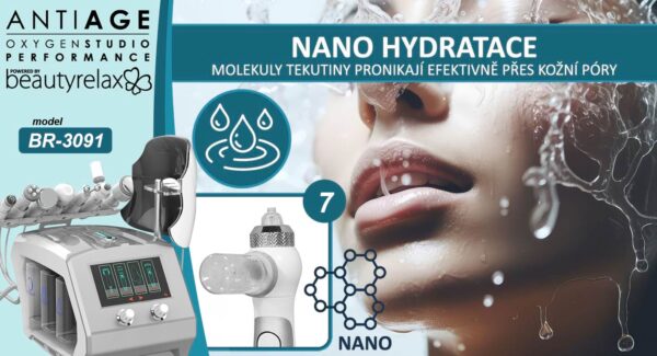 Estetický přístroj pro ošetření pleti BeautyRelax AntiAge Oxygen Studi