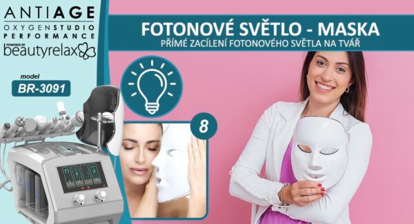 Estetický přístroj pro ošetření pleti BeautyRelax AntiAge Oxygen Studio