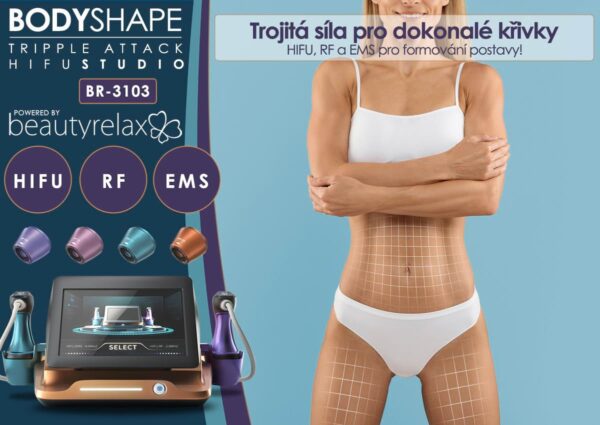 Estetický přístroj BeautyRelax Bodyshape HIFU Tripple Attack Studio