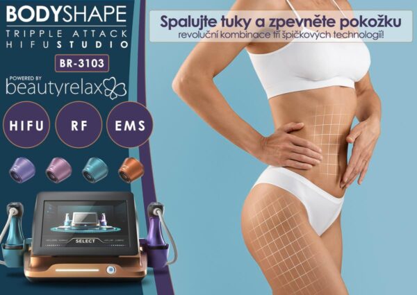 Estetický přístroj BeautyRelax Bodyshape HIFU Tripple Attack Studio