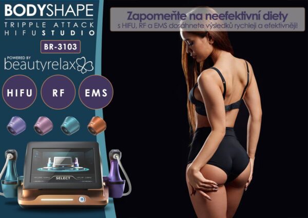 Estetický přístroj BeautyRelax Bodyshape HIFU Tripple Attack Studio