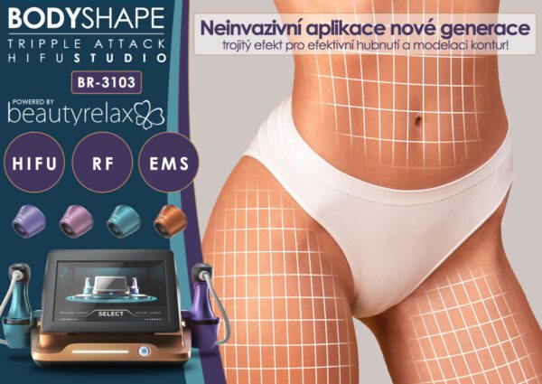 Estetický přístroj BeautyRelax Bodyshape HIFU Tripple Attack Studio