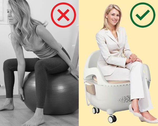 Masážní křeslo na pánevní svaly BeautyRelax Pulsemax Magnetic Studio Professional