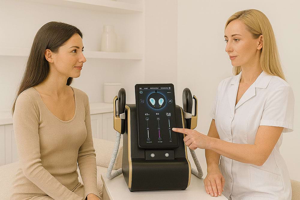 Masážní přístroj na formování postavy BeautyRelax Pulsemax Magnetic Studio Twin Black Gold