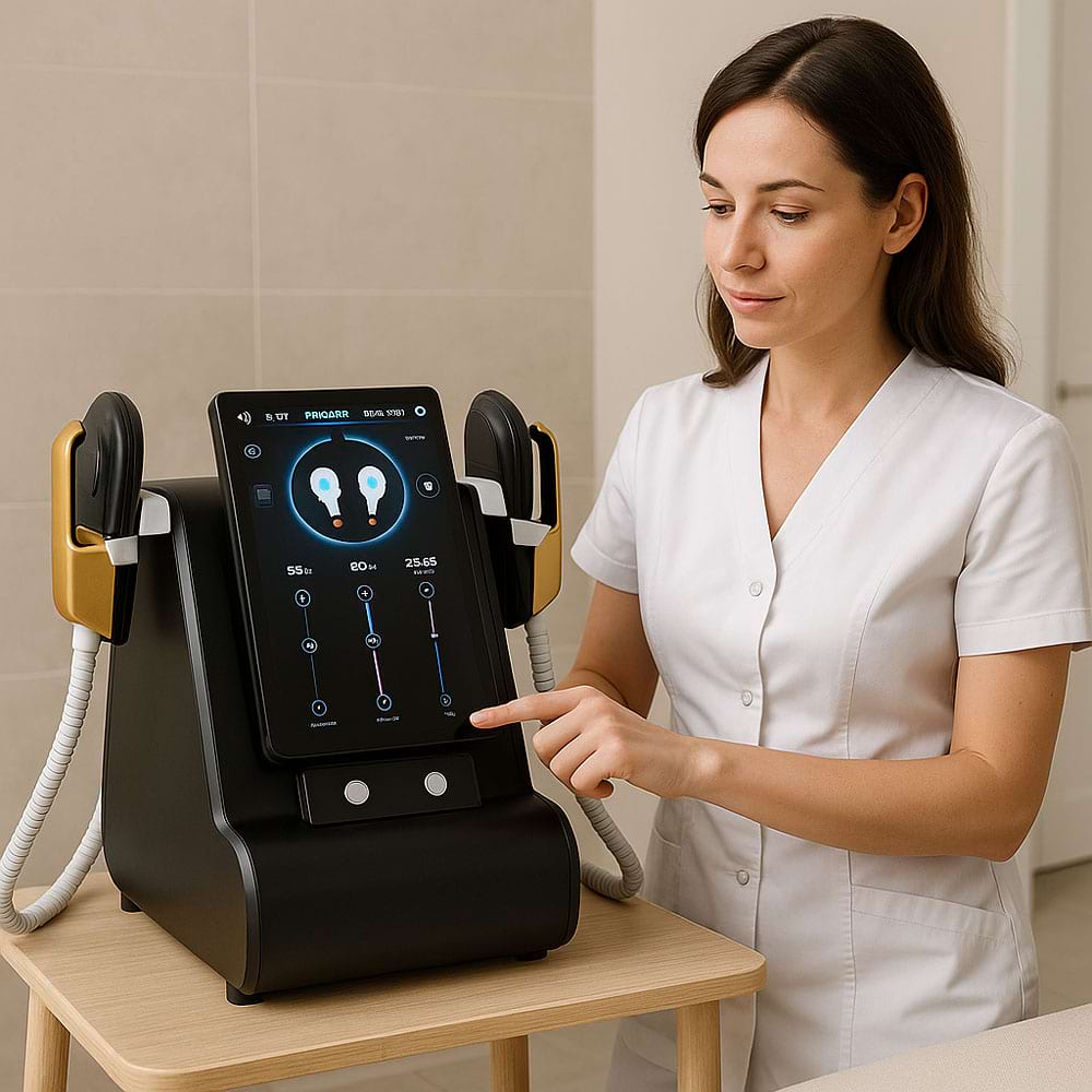 Masážní přístroj na formování postavy BeautyRelax Pulsemax Magnetic Studio Twin Black Gold