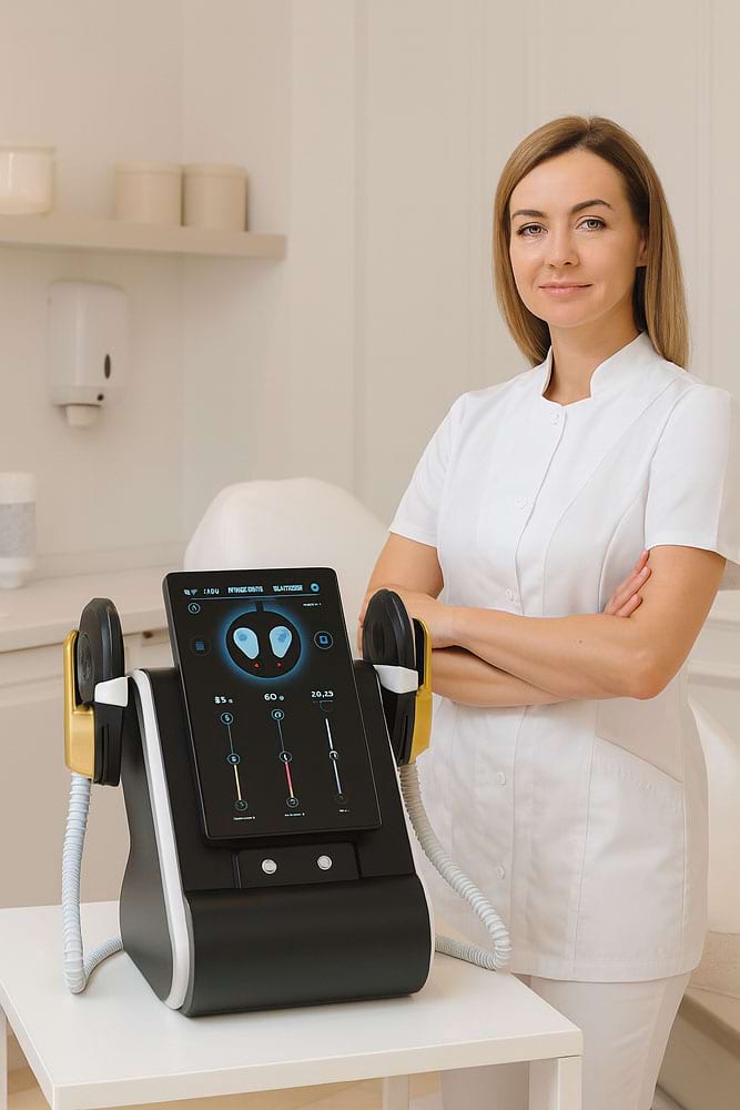 Masážní přístroj na formování postavy BeautyRelax Pulsemax Magnetic Studio Twin Black Gold