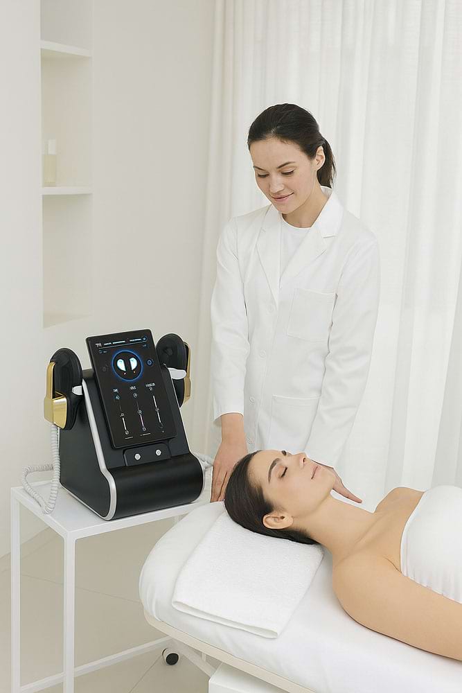 Masážní přístroj na formování postavy BeautyRelax Pulsemax Magnetic Studio Twin Black Gold