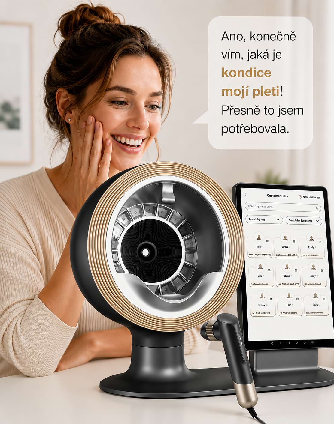 Analyzátor pleti BeautyRelax iCam Prestige - Obrázek 5