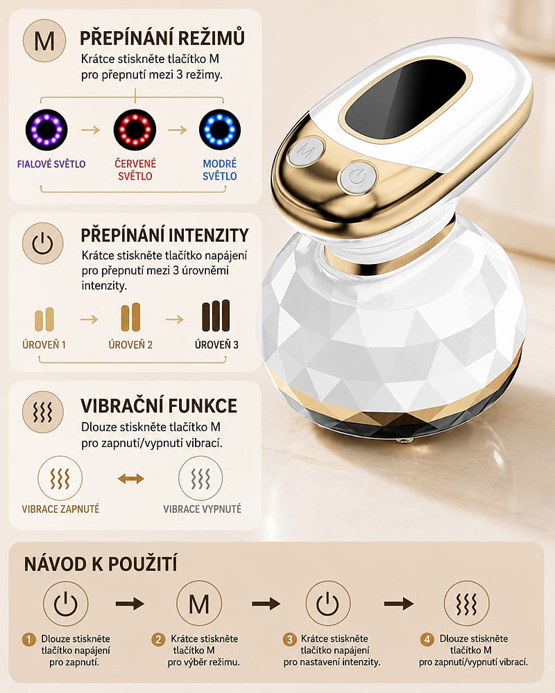Masážní přístroj na celulitidu BeautyRelax Vacuform Expert EMS - Obrázek 7