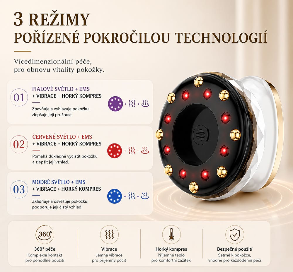 Masážní přístroj na celulitidu BeautyRelax Vacuform Expert EMS - Obrázek 8