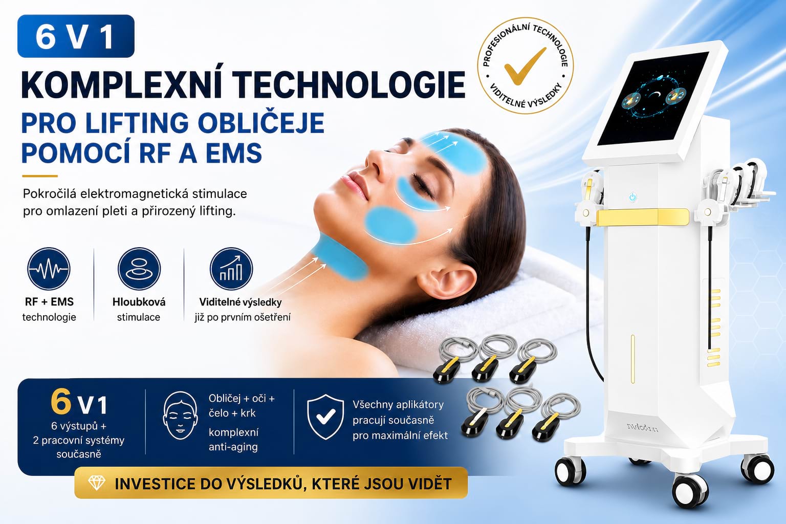 Estetický přístroj pro lifting pleti BeautyRelax Magnetic Pulsemax Face Twin - Obrázek 7