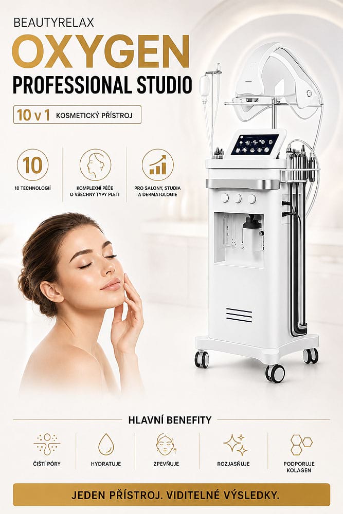 Estetický přístroj pro ošetření pleti BeautyRelax Oxygen Professional Studio - Obrázek 2