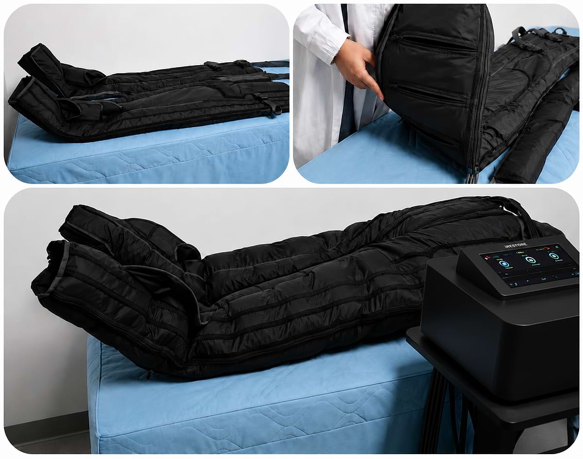 Masážní přístroj BeautyRelax Airflow Professional IR Heating Studio Performance Twin Black Edition - Obrázek 11