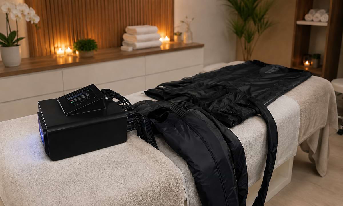 Masážní přístroj BeautyRelax Airflow Professional IR Heating Studio Performance Twin Black Edition - Obrázek 14