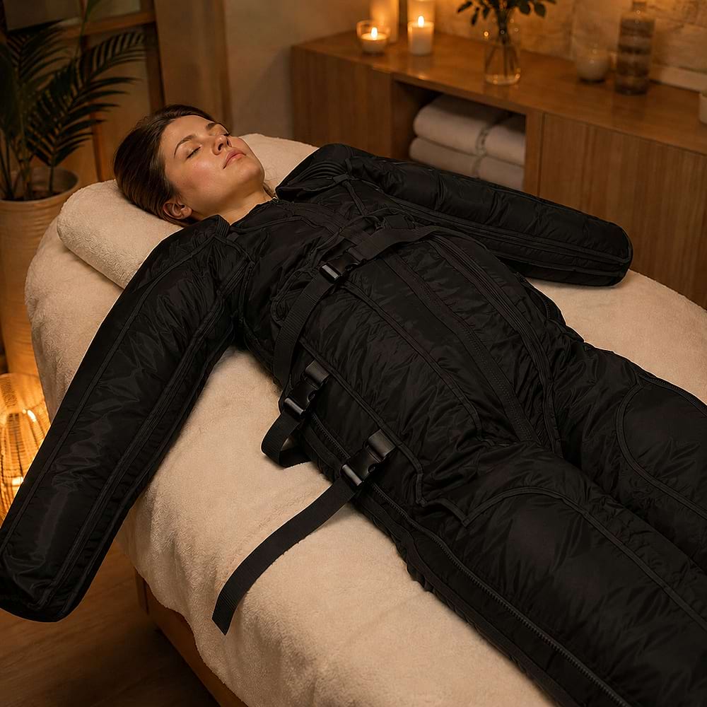 Masážní přístroj BeautyRelax Airflow Professional IR Heating Studio Performance Twin Black Edition - Obrázek 13