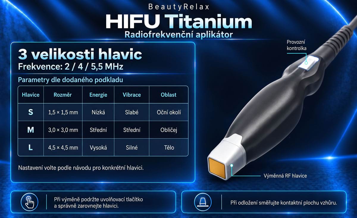Estetický přístroj pro lifting pleti BeautyRelax HIFU Titanium - Obrázek 22