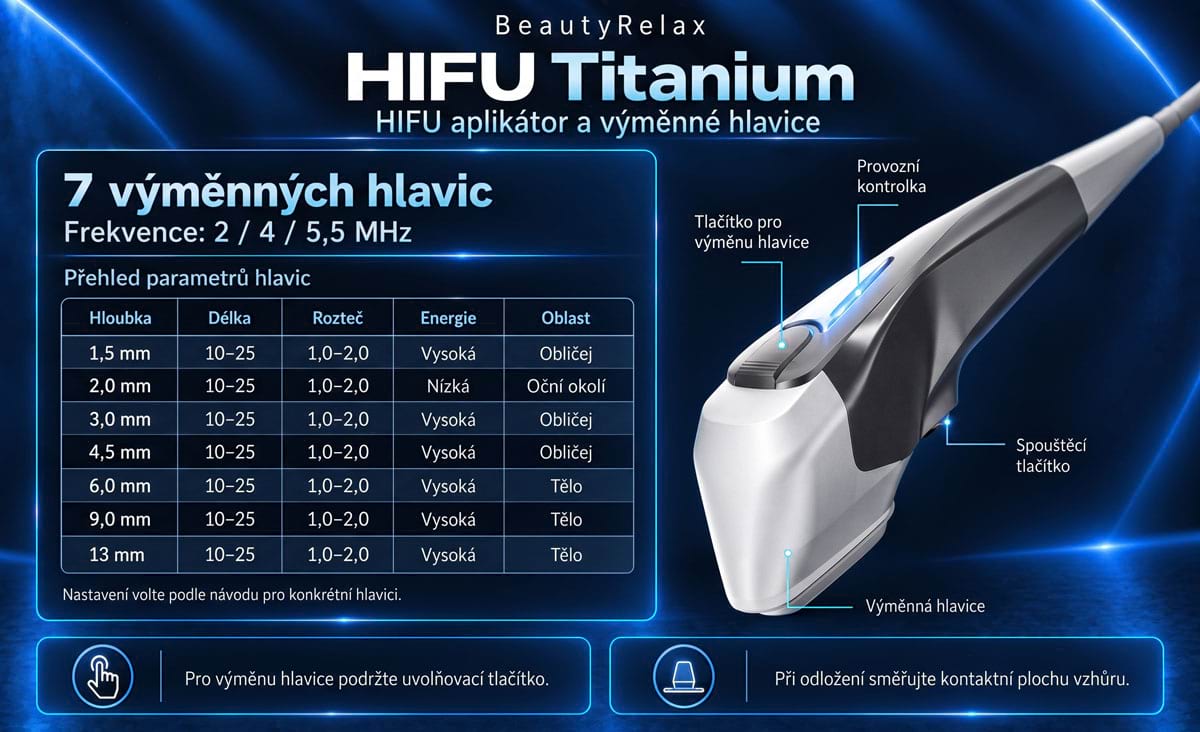 Estetický přístroj pro lifting pleti BeautyRelax HIFU Titanium - Obrázek 16